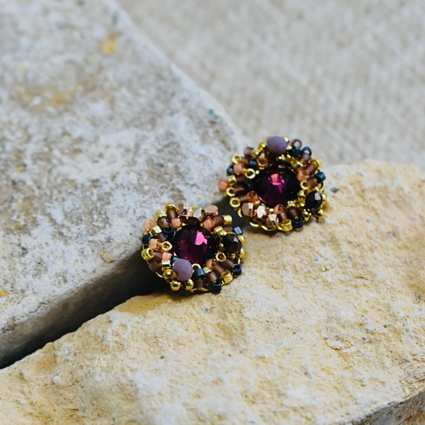 The Bloomlets - Beaded Stud Earrings