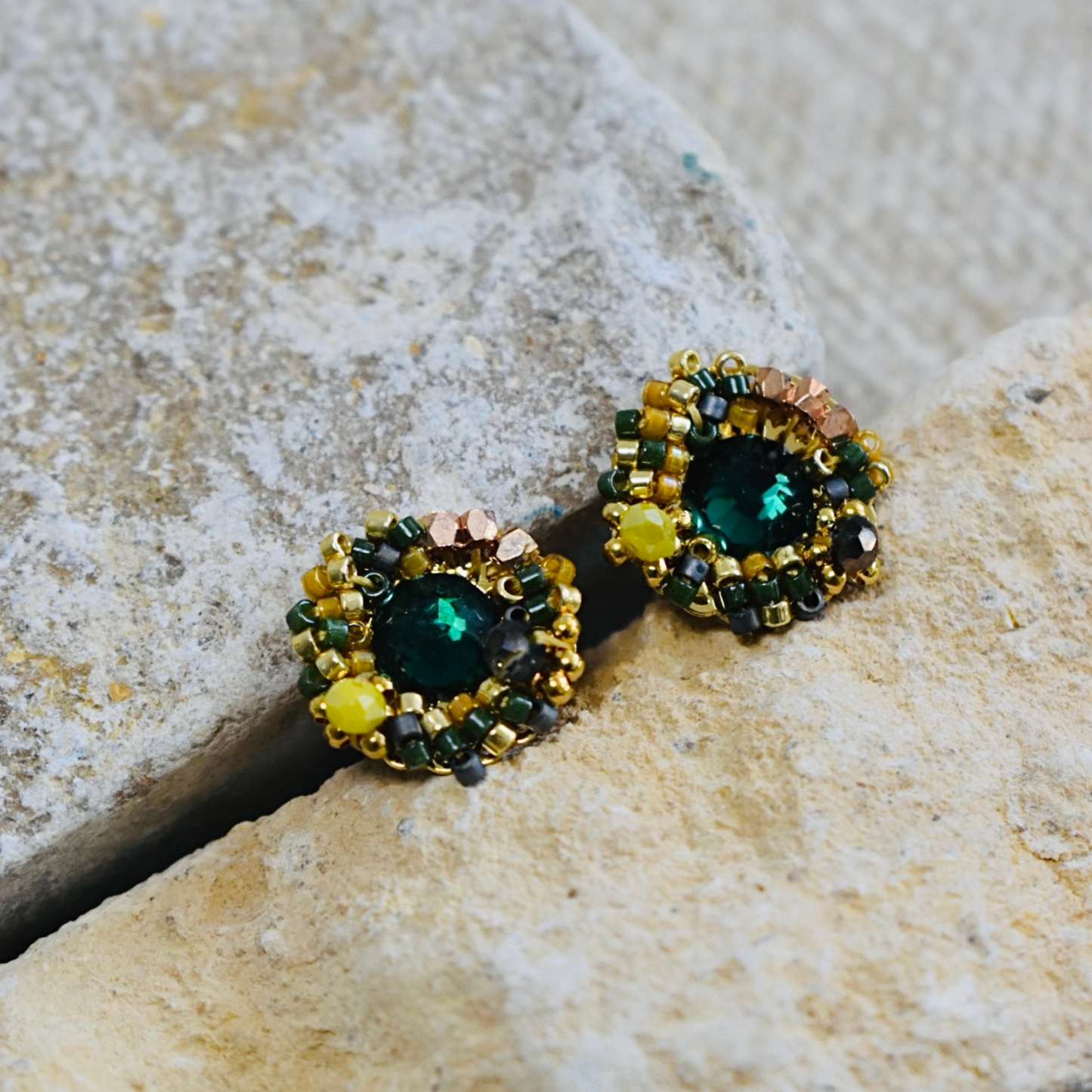 The Bloomlets - Beaded Stud Earrings